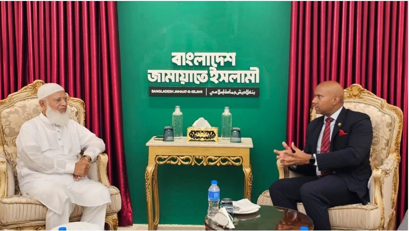 জামায়াত আমিরের সঙ্গে ঢাকার কানাডিয়ান হাইকমিশনারের সাক্ষাৎ